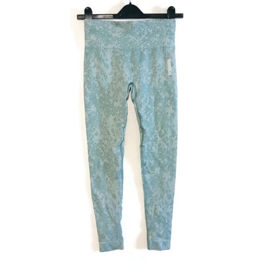 Gymshark Adapt High Rise Light Blue Print Leggings Women’s size Small 4 6